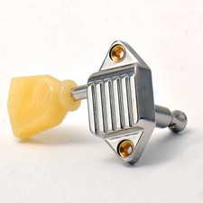 6 Kluson 3 3 Nickel Waffleback Vintage Tuners 18:1, Keystone Pearl buttons