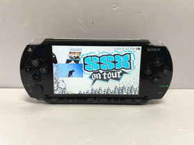 SONY PLAYSTATION PORTABLE PSP-1001 MOD-DED PORTABLE SYSTEM W/ GAMES