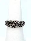 Vintage Filigree Scrollwork 925 sterling silver women's ring size 5.5