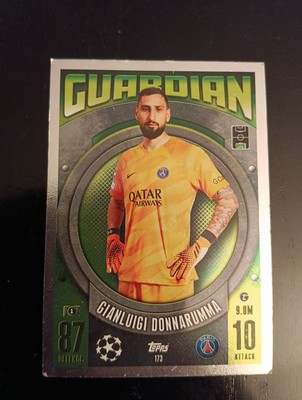 2022-23 Topps Paris Saint-Germain Team Set - Gianluigi Donnarumma #1 Green /250