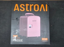 NEW Mini Fridge 4L 6 Can Skincare Fridge Mini Cosmetics Makeup Refrigerator PINK