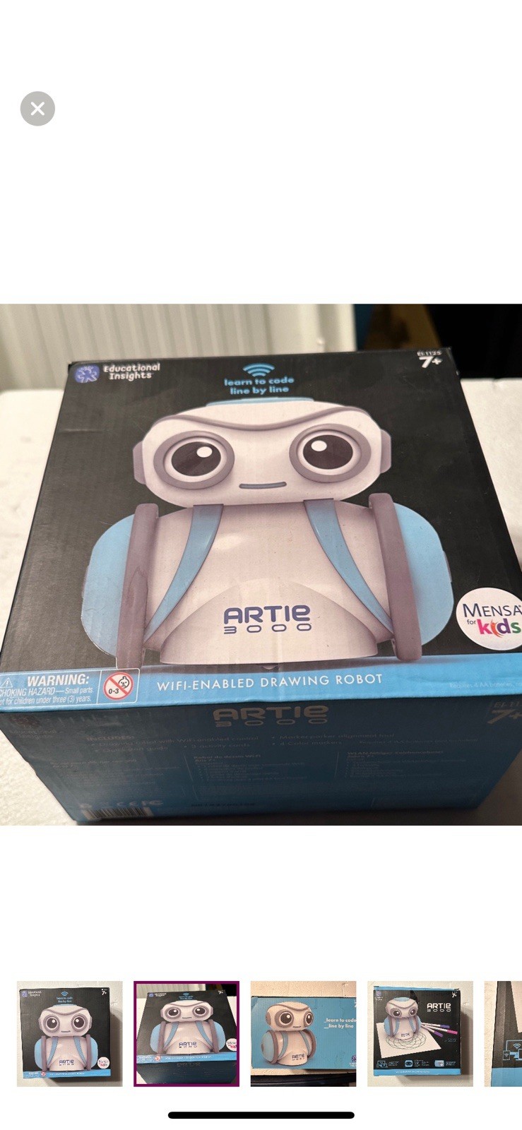 Educational Insights Artie 3000 The Coding Robot Stem Toy WiFi Drawing Robot