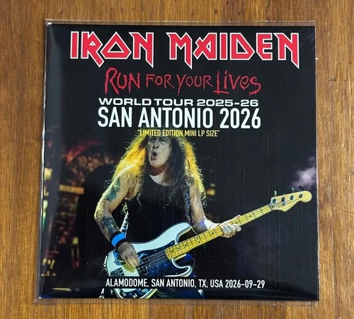 IRON MAIDEN Run For Your Lives San Antonio, TX  2026 Bruce Dickinson 2CD