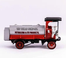 Die Cast Metal Coin Bank Truck. The Texas Company Petroleum. 1970 Mack Senior.