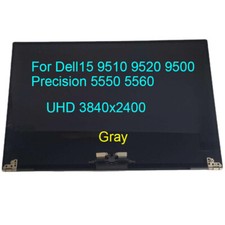Genuine Dell LCD Touch Screen Assembly XPS 15 9500 15.6" 3840x2400 Glossy, Gray