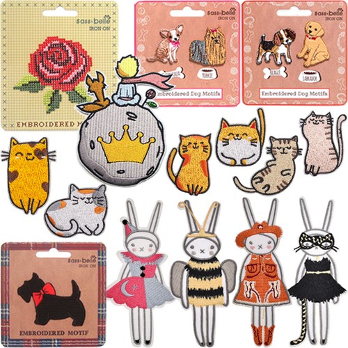 IRON SEW ON PATCH Appliqué Badge Kid Clothes Craft Embroidery Fabric Stitch Gift - 第 1/27 張圖片