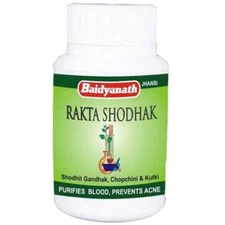2 X 50 Baidyanath Rakta shodhak Bati Tablets - Purifies Blood & Prevents Acne