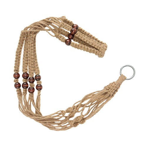 Hanging Net Bag Basket for Plants Flower Pot Rope Woven Pots Holder | eBay