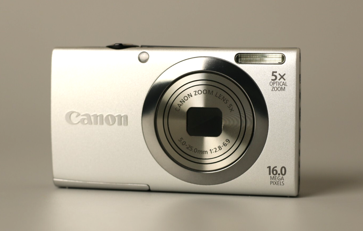 Canon PowerShot A2300 16MP Digital Camera Silver [Mint