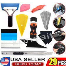 29x Car Window Tint Tools Kit Auto Film Tinting Scraper Squeegee Installation
