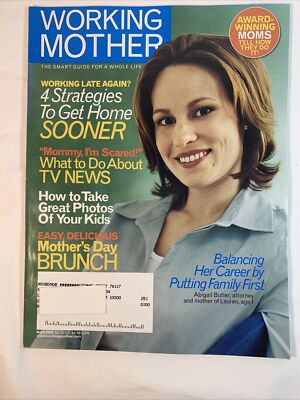 Working Mother Magazine, May 2004 Mother s Day Brunch