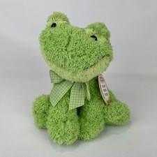 Melissa  Doug Meadow Medley Froggy Green Stuffed Animal Plush Toy Frog 7.5"