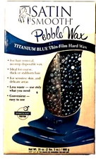 Satin Smooth Pebble Wax Titanium Blue Thin-Film Hard Wax - 35 oz