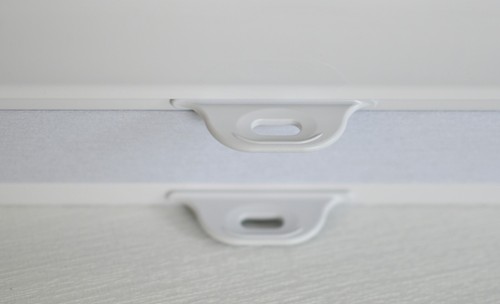 No Drill No Screw Top Down Bottom Up Light Filtering White Cellular Blind Shades - Picture 4 of 9