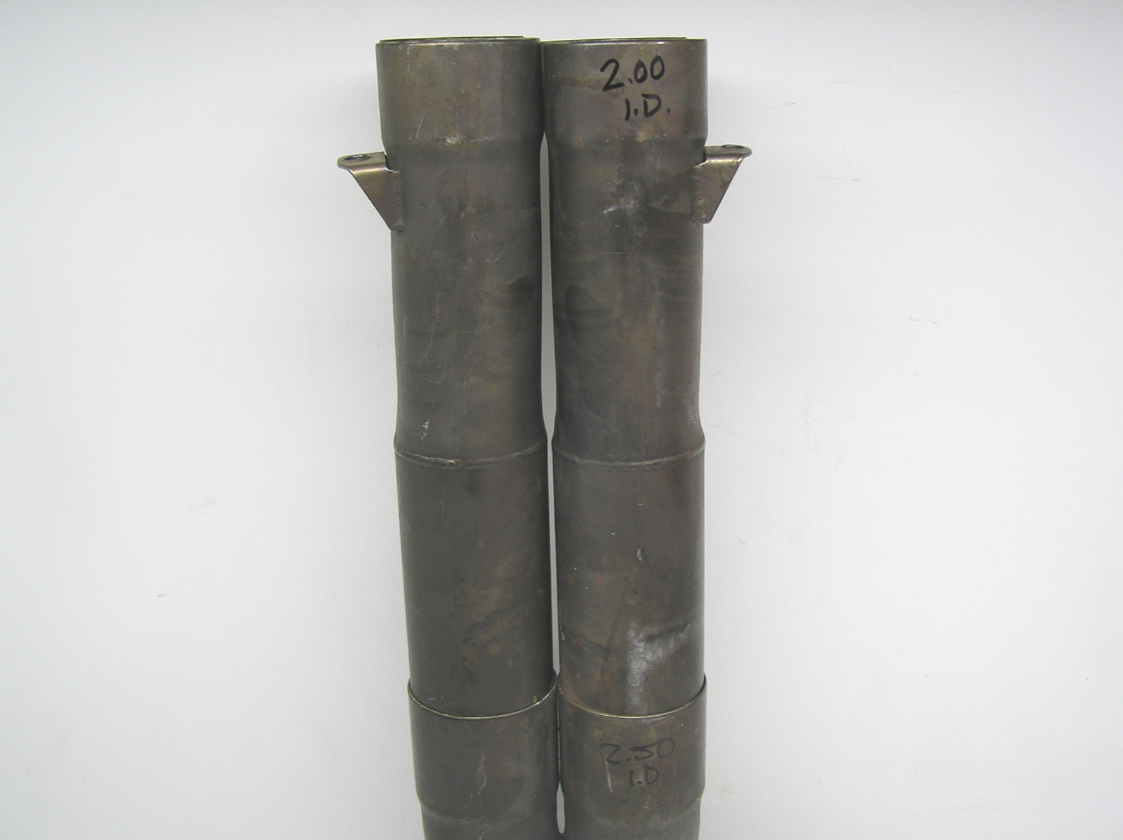 1 TRIY COLLECTOR 2.0" In 3.5" out x 20.75" Long STAINLESS NASCAR RACE