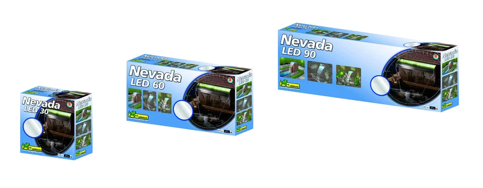 Ubbink Design-Wasserfall Nevada 60 cm Inox LED Wasserfallschale Wasserspiel - Bild 4 von 4