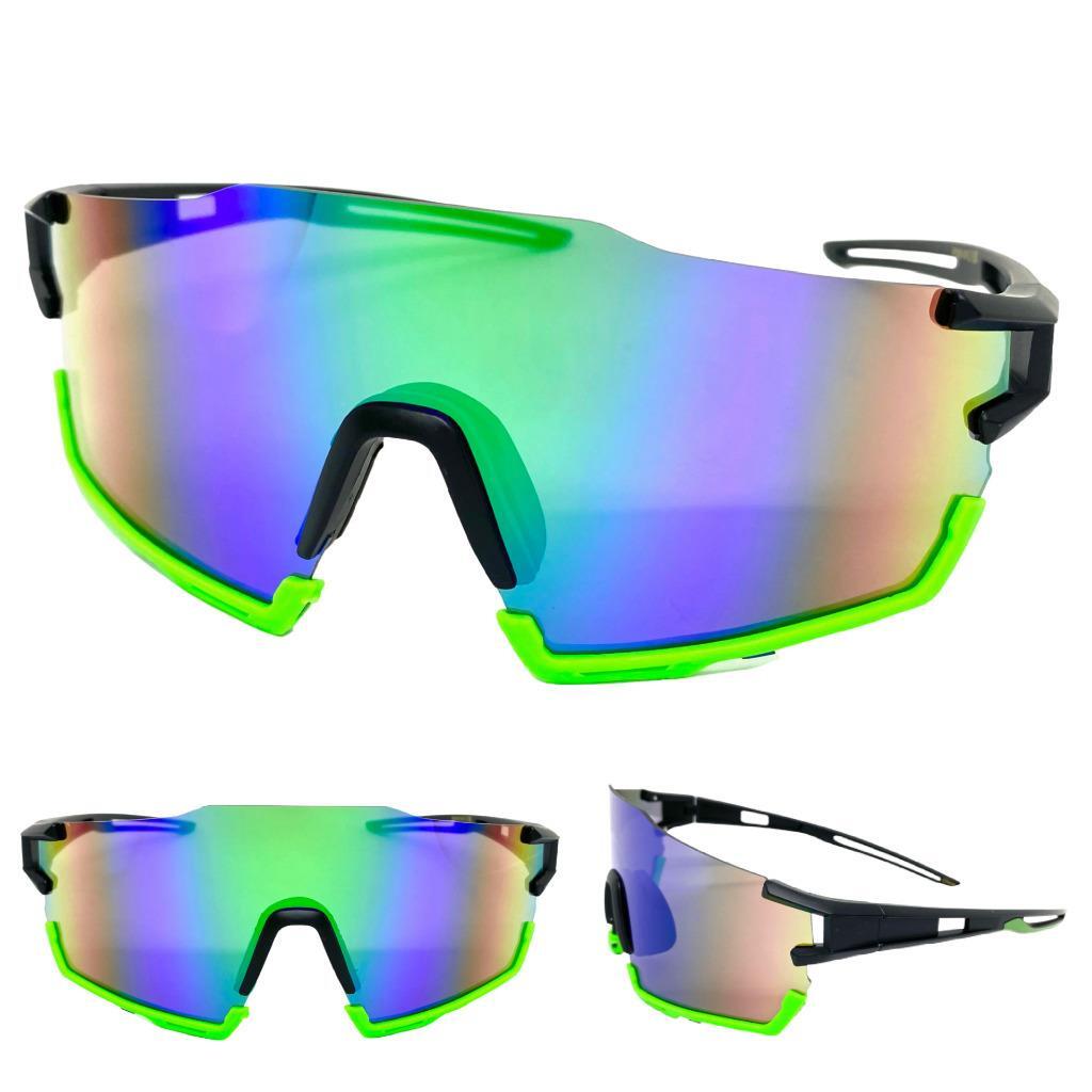 Oversized Sports Wrap Cycling Running SUN GLASSES  display picture 2