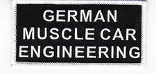 GERMAN MOTOR CAR SEW/IRON PATCH BADGE EMBROIDERED MERCEDES BENZ VOLKSWAGEN BMW
