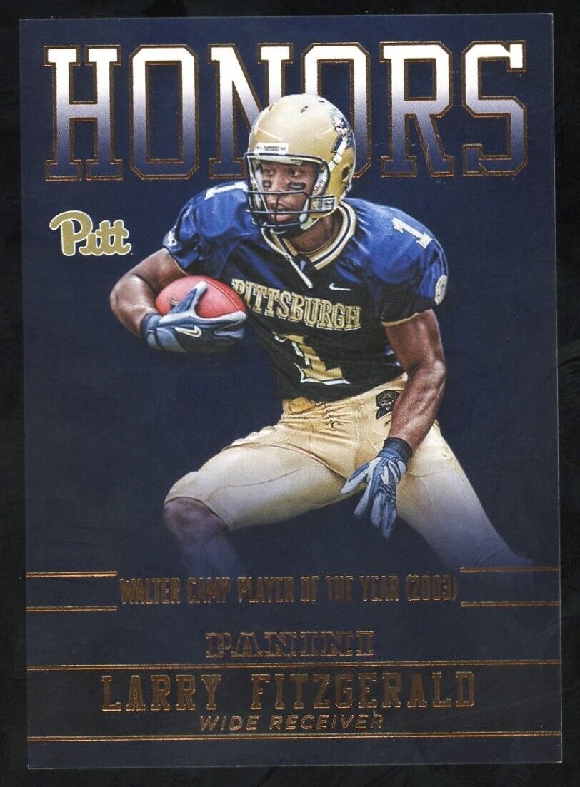 2016 Panini Collegiate Pitt Larry Fitzgerald Honors Insert