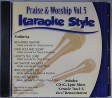 Praise  Worship Volume 5 Christian Karaoke Style NEW CD G Daywind 6 Songs