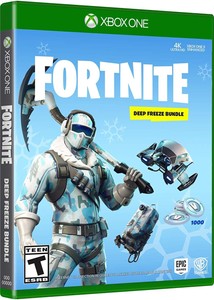 Details About Fortnite Deep Freeze Bundle Microsoft Xbox One Frostbite Outfit 1000 V Bucks - 