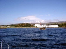 Photo 6x4 The approach to the anchorage at Lagavulin Note the green and r c2004