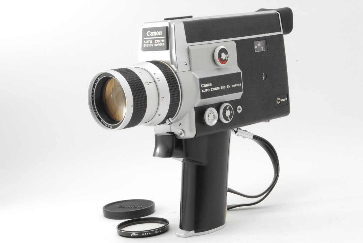 🎦All Works[ MINT ] Canon Auto Zoom 518 SV Super8 8mm Film