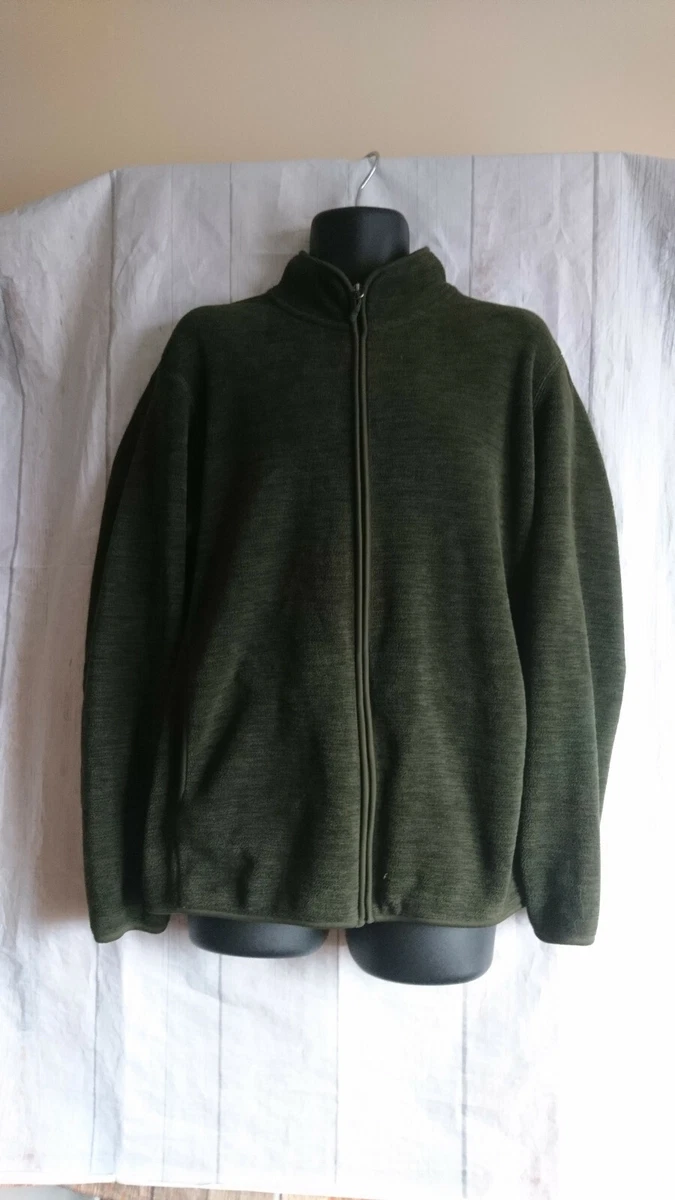 Uniqlo Men s Dark Green Jacket Full Zip Size XL