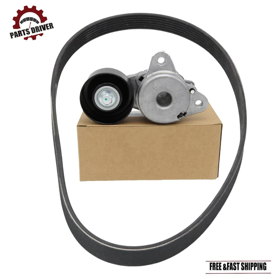 Correa de transmisión del motor y tensor de correa 39384 para Nissan Infiniti JX35 Quest 2013-2024 Foto 3 de 4