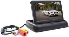 Folding 4.3 inch TFT Color LCD HD 800 480 car Monitor Screen for Backup Camera