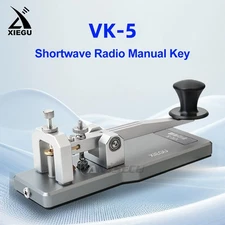 Xiegu VK-5 Shortwave Radio Manual Electric Key Morse Code Aluminum Alloy Base