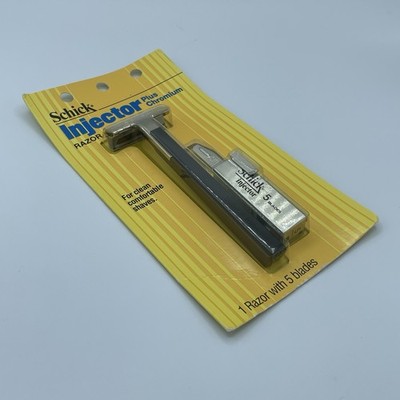 Vintage 90's Schick Injector Razor Plus Chromium System NOS Sealed