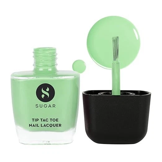 SUGAR Cosmetics Tip Tac Toe Nail Polish Classic | Long Lasting, 100% Chip Resis...
