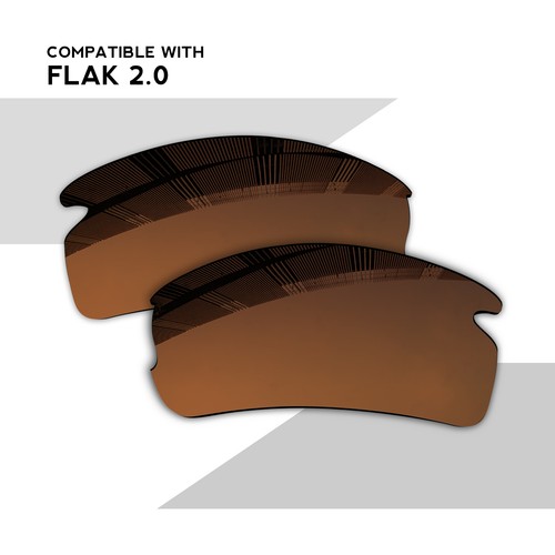 Wholesale POLARIZED Replacement Lenses for-Oakley Flak 2.0 OO9295 Sunglasses - Afbeelding 13 van 18