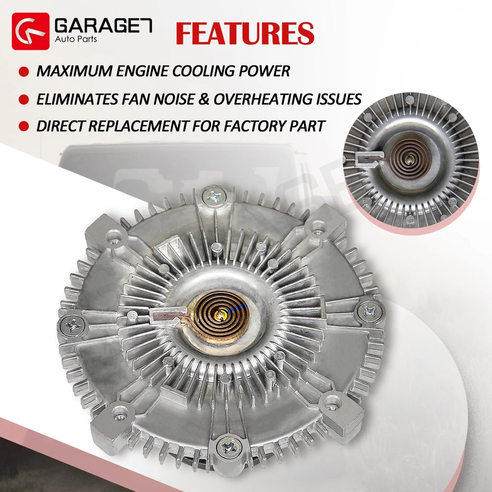 Embrague ventilador de refrigeración del motor G7 para Chevy GMC Tracker Geo Suzuki Sidekick 1989-91 Foto 4 de 4