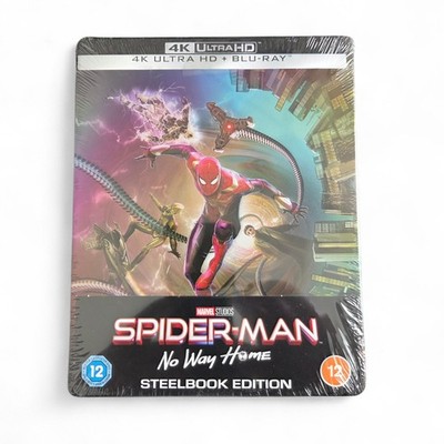SPIDER-MAN NO WAY HOME - Limited Edition 4K UHD + Blu-ray SteelBook (SEALED)
