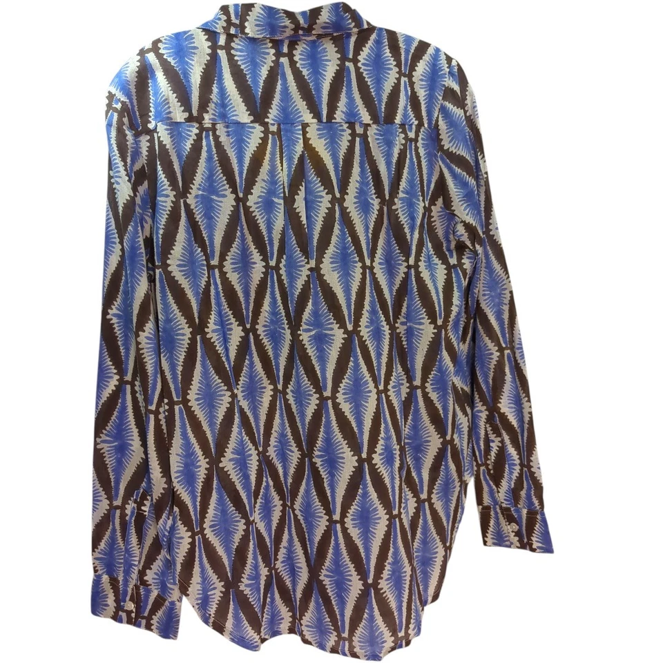 ROLLER RABBIT Button Down Lightweight Cotton Top SZ Small NEW RET$138 - Image 2 of 4