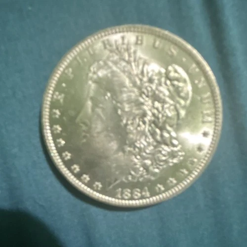 1884 Morgan Silver Dollar $1 Coin .900 Fine Silver US Uncertified Collectible