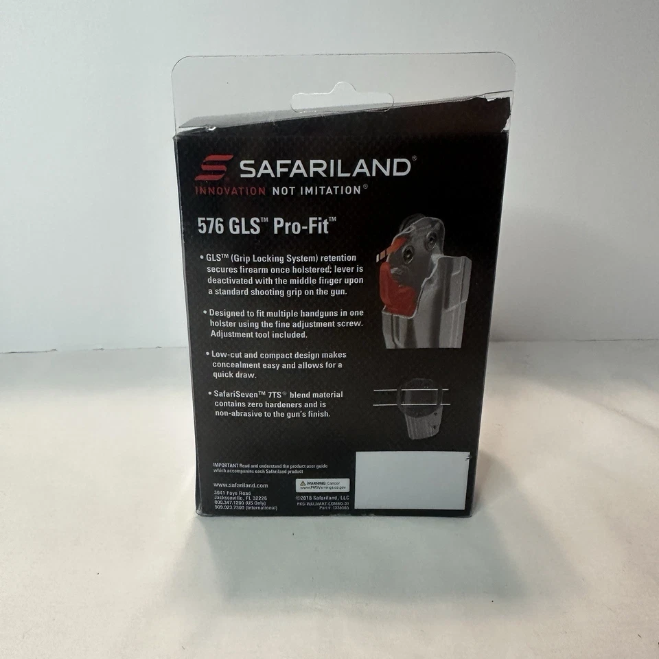 Safariland 576 GLS Pro-Fit Compact Concealment Glock FNH Ruger M&P H&K FDE - Image 3 of 4