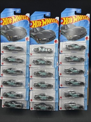  2024 Hot Wheels Lotx18 KROGER EXCLUSIVE COLOR GRAY 95 MAZDA RX-7 HW JIMPORTS 