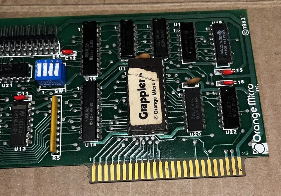 1983 Buffered Grappler+ Plus Printer Card by Orange Micro Apple II+ Vintage - Image 3 of 4