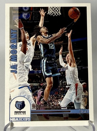 2022-23 Panini NBA Hoops - Ja Morant - Hoops Tribute - #289 Memphis Grizzlies