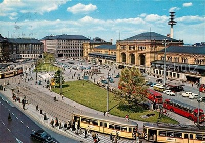 Tram Hanover Ernst-August-Platz main station