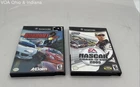 Burnout 2 & NASCAR 2005 2 Nintendo GameCube Game Lot CIB Complete