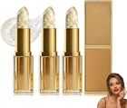 Colour Lipstick,Colour Changing Lipstick,Fenvio PH Adjusting Lipsticks with Gold