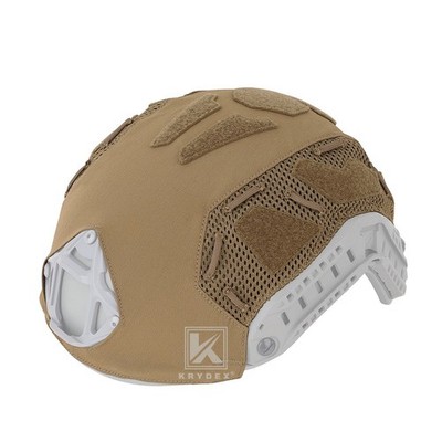 KRYDEX Tactical Helmet Cover for Fast Helmet M L XL Maritime Helmet Coyote Brown