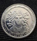 Anonymous Mint Medusa 1 oz .999 Silver Art Round CoinGreek Mythology