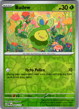 Budew Reverse Holo 004/131 SV: Prismatic Evolutions Common - NM