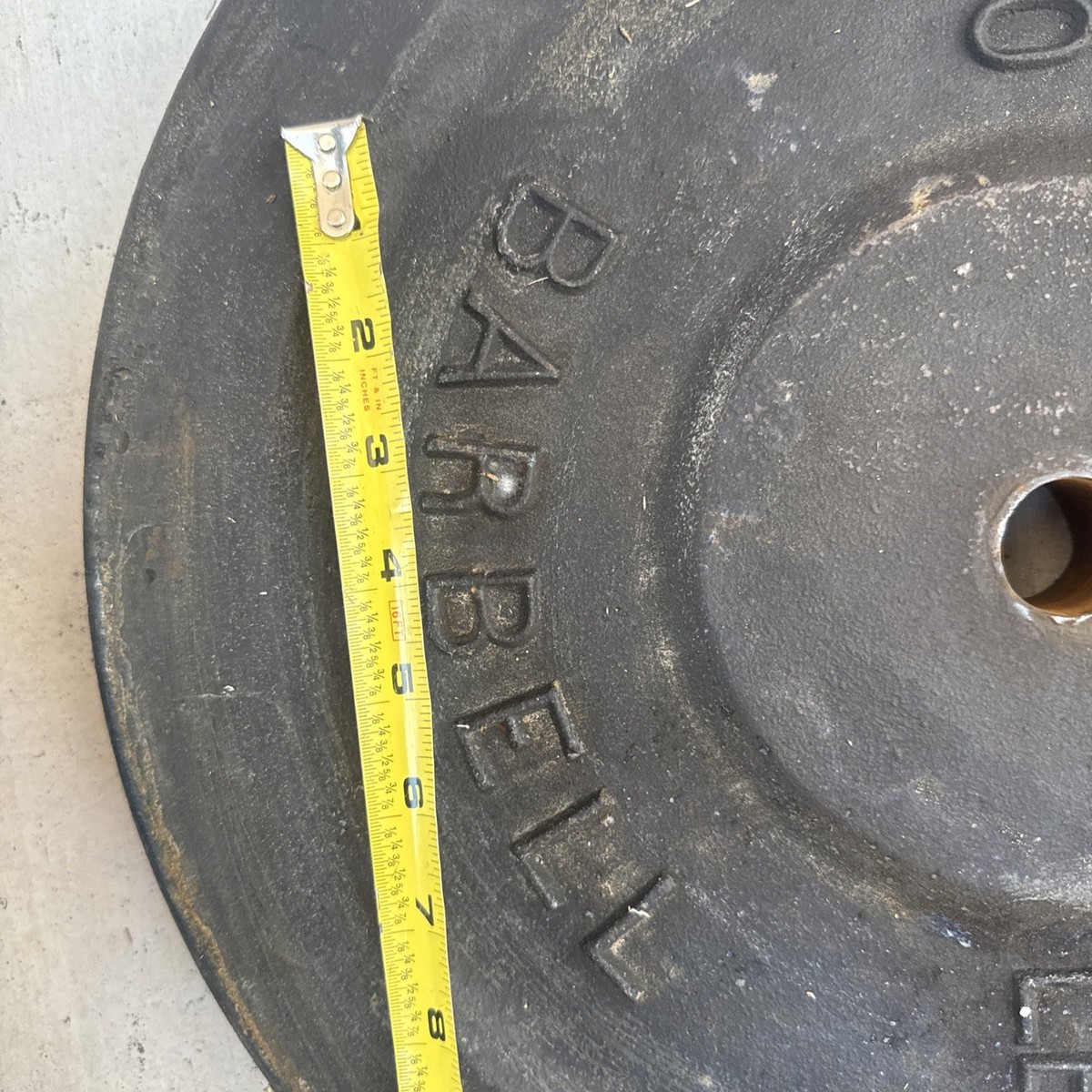 VTG York Barbell 1.25 Kg Plates Set of 4 Standard Weight