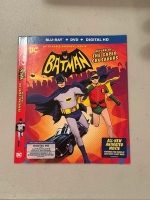Batman Return of The Caped Crusader Blu-ray SLIPCOVER ONLY NO MOVIE ARTWORK CASE